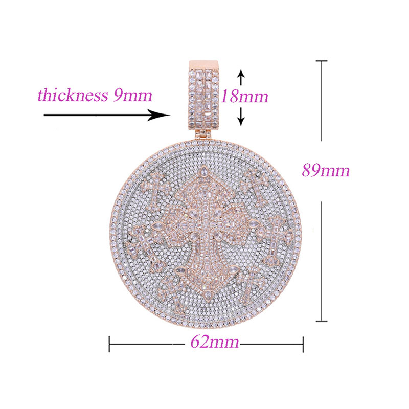 Hip Hop Bling Iced Out 12mm Wi - Cuban Link Chain 12Mm ulasan dan harga