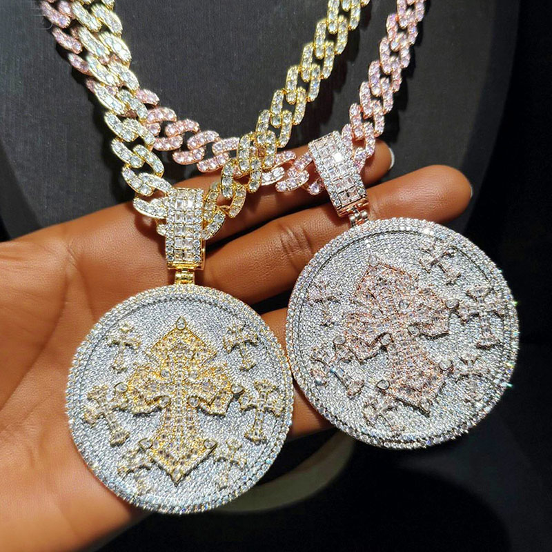 Hip Hop Bling Iced Out 12mm Wi - Cuban Link Chain 12Mm ulasan dan harga