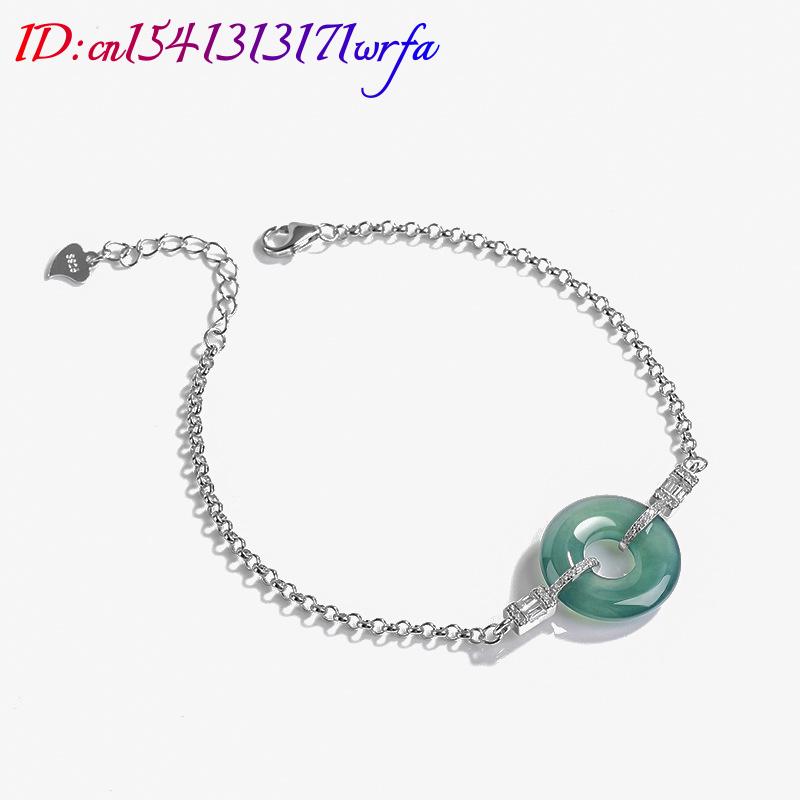 Blue Myanmar Jadeite Ring Brac - Bracelets ulasan dan harga