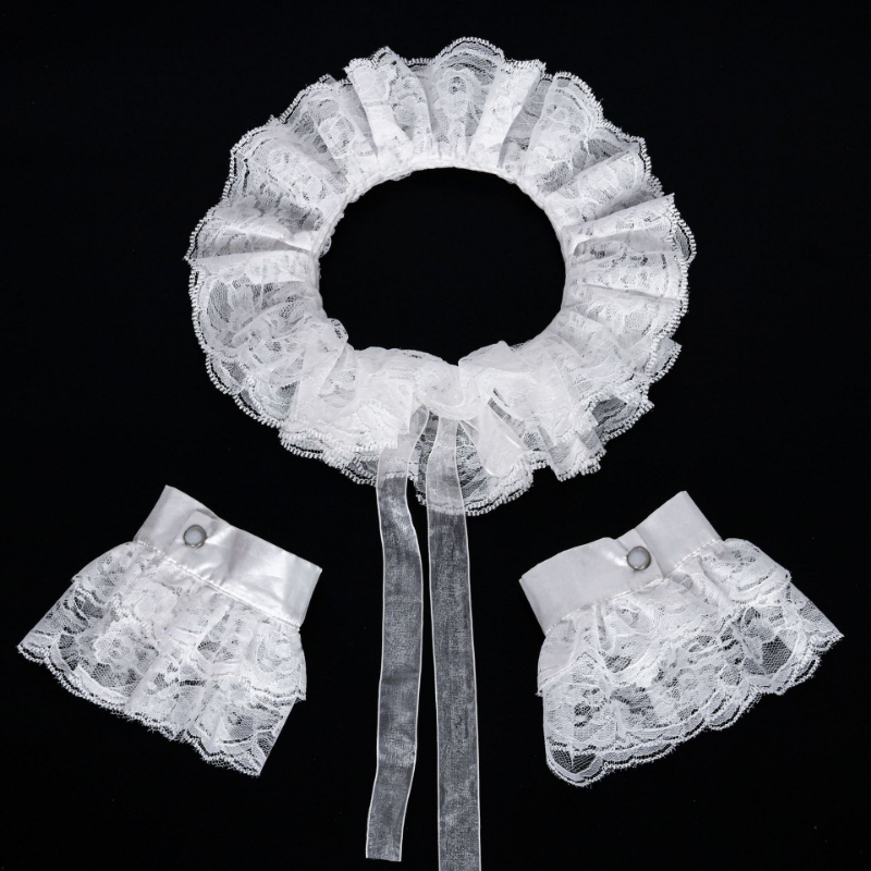 Vintage Lace Ruff Collar & Lac - Necklaces ulasan dan harga