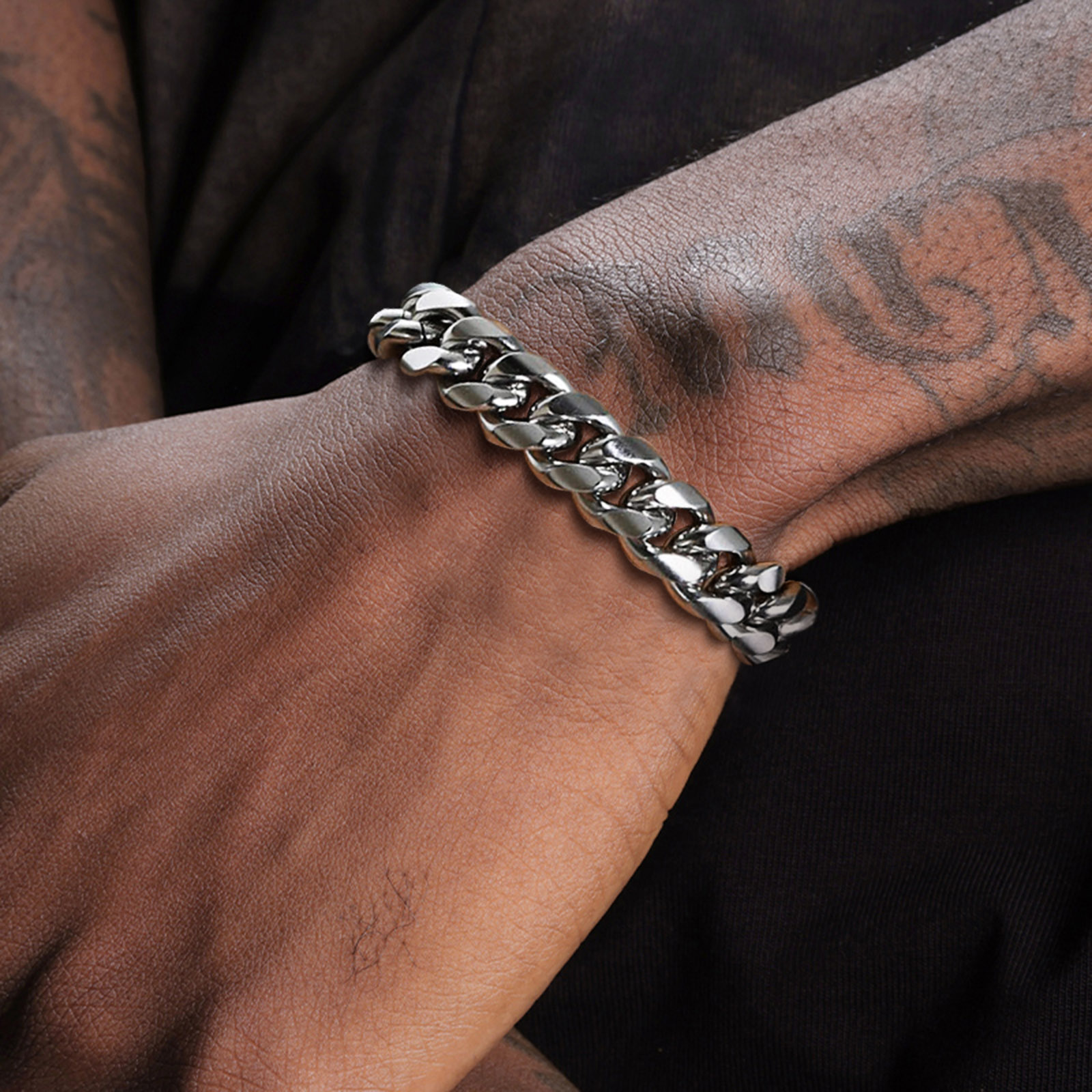 6-12MM Cuban Chain Mens Bracel - Cuban Link Chain 12Mm ulasan dan harga