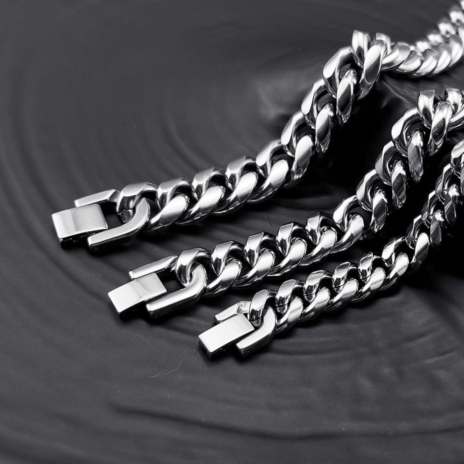 6-12MM Cuban Chain Mens Bracel - Cuban Link Chain 12Mm ulasan dan harga